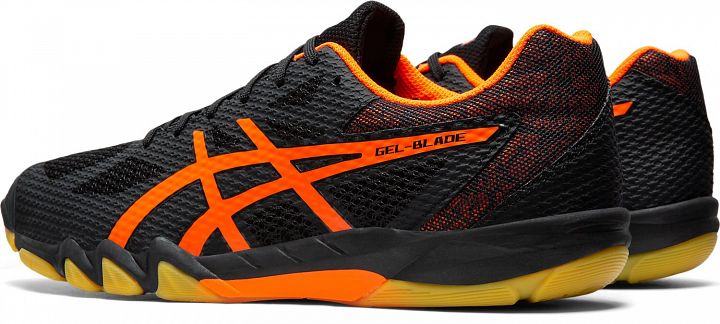 ASICS Gel-Blade 7 Black / Shocking Orange